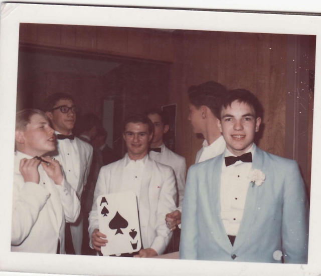 1967 Junior Prom, Dennis Johnson, George Bowman, Mark Smith, Kevin Cherry, Rick Egert